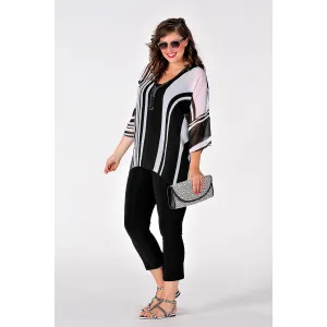Yoek Tunic Pointy Bottom Graphic